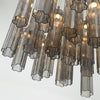 Crystorama Addis 26" Integrated LED Mutli-Light Pendant in Aged Brass - Additional View