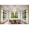 Crystorama Addis 26" Integrated LED Mutli-Light Pendant in Aged Brass - Lifestyle View