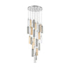 Crystorama Addis 26" Integrated LED Mutli-Light Pendant in Polished Chrome - Additional View