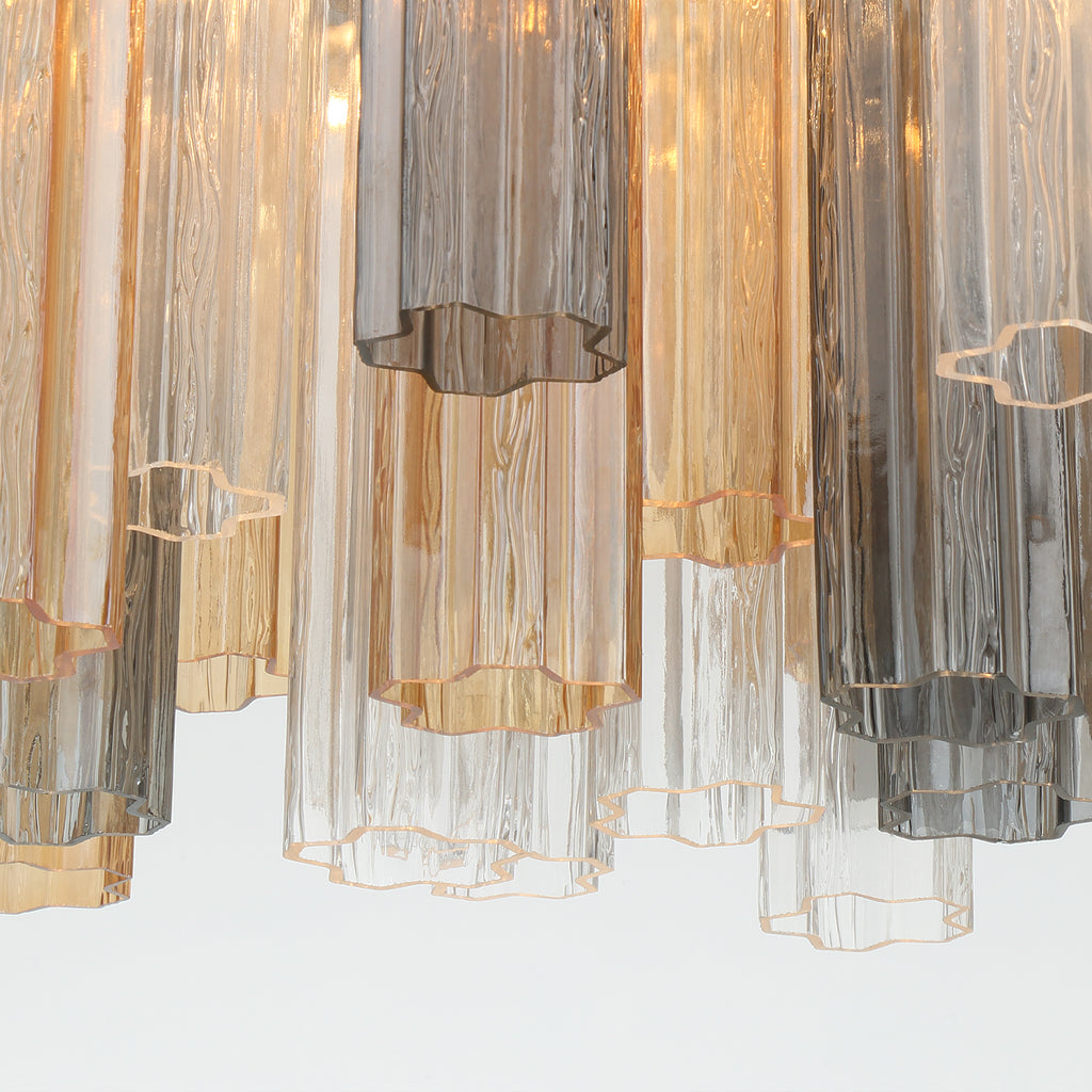 Crystorama Addis 26" Integrated LED Mutli-Light Pendant in Polished Chrome - Additional View