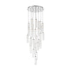 Crystorama Addis 26" Integrated LED Mutli-Light Pendant in Polished Chrome - Additional View