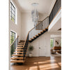Crystorama Addis 26" Integrated LED Mutli-Light Pendant in Polished Chrome - Lifestyle View