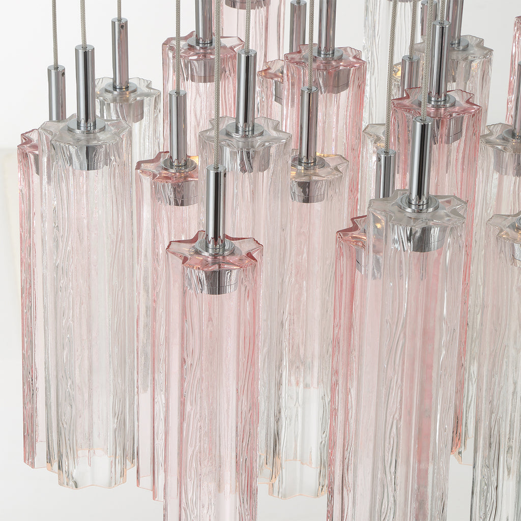 Crystorama Addis 26" Integrated LED Mutli-Light Pendant in Polished Chrome - Additional View