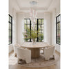 Crystorama Addis 26" Integrated LED Mutli-Light Pendant in Polished Chrome - Lifestyle View