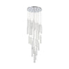 Crystorama Addis 26" Integrated LED Mutli-Light Pendant in Polished Chrome - Additional View