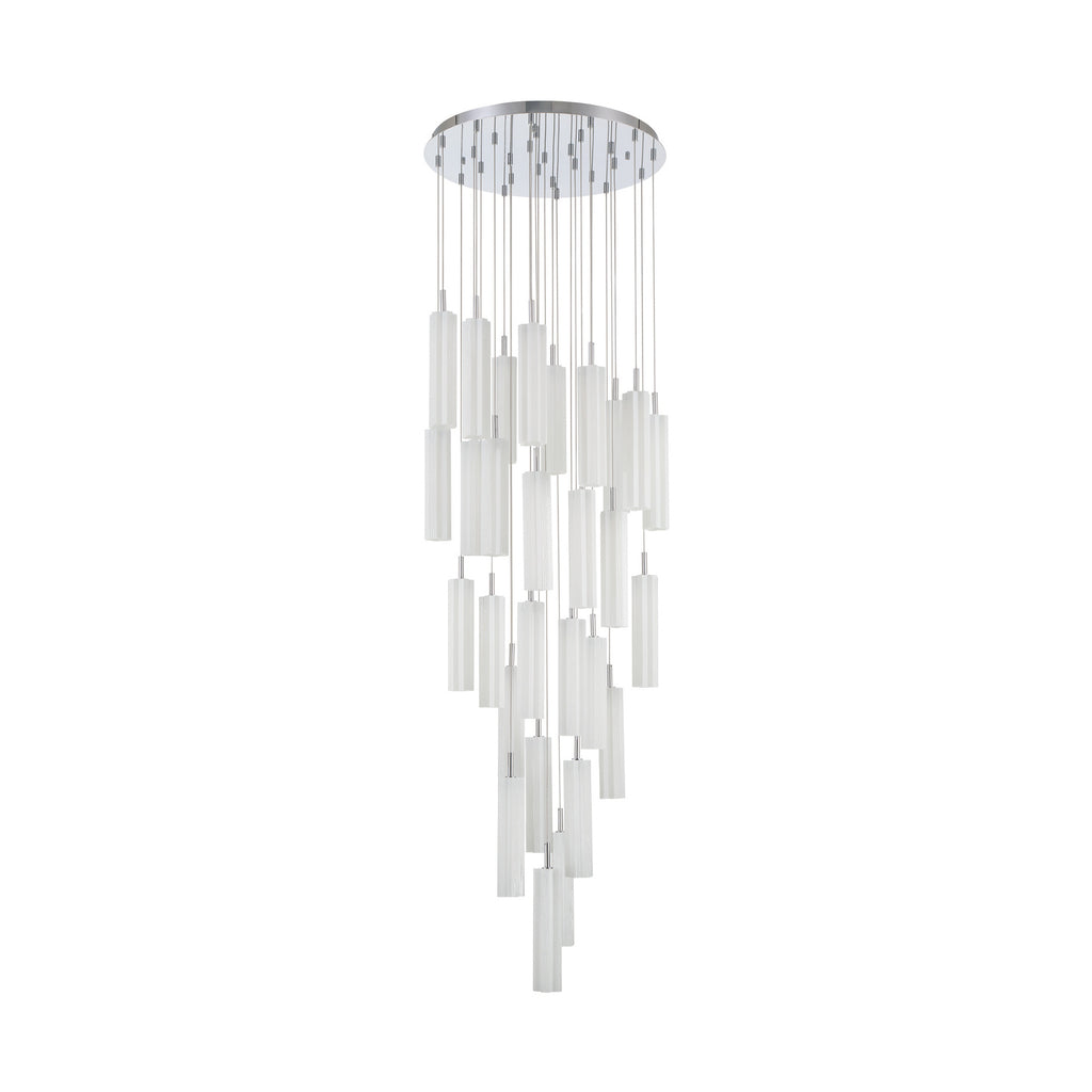 Crystorama Addis 26" Integrated LED Mutli-Light Pendant in Polished Chrome - Additional View