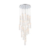Crystorama Addis 26" Integrated LED Mutli-Light Pendant in Polished Chrome - Additional View