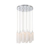 Crystorama Addis 26" Integrated LED Mutli-Light Pendant in Polished Chrome - Additional View