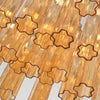 Crystorama Addis 36" Integrated LED Multi-Light Pendant in Aged Brass - Additional View