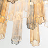 Crystorama Addis 36" Integrated LED Multi-Light Pendant in Aged Brass - Additional View