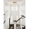 Crystorama Addis 36" Integrated LED Multi-Light Pendant in Aged Brass - Lifestyle View