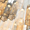 Crystorama Addis 36" Integrated LED Multi-Light Pendant in Polished Chrome - Additional View