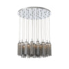 Crystorama Addis 36" Integrated LED Multi-Light Pendant in Polished Chrome - Additional View