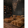 Crystorama Addis 36" Integrated LED Multi-Light Pendant in Polished Chrome - Lifestyle View