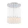 Crystorama Addis 36" Integrated LED Multi-Light Pendant in Polished Chrome - Additional View