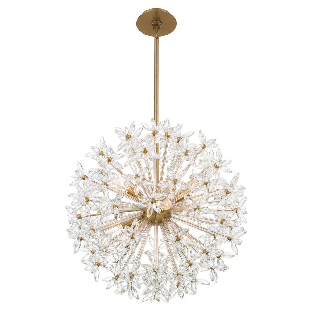 ADL-506-AG-CL Adley 23.75'' Chandelier | Alternate Image