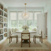ADL-506-AG-CL Adley 23.75'' Chandelier | Lifestyle Image