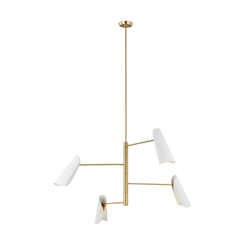 AEC1024BBSMWT Tresa 4 Light Chandelier | Main Image