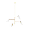 AEC1024BBSMWT Tresa 4 Light Chandelier | Alternate Image