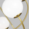 AEC1054BBS Galassia 4 Light Chandelier | Alternate Image