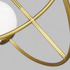 AEC1054BBS Galassia 4 Light Chandelier | Alternate Image