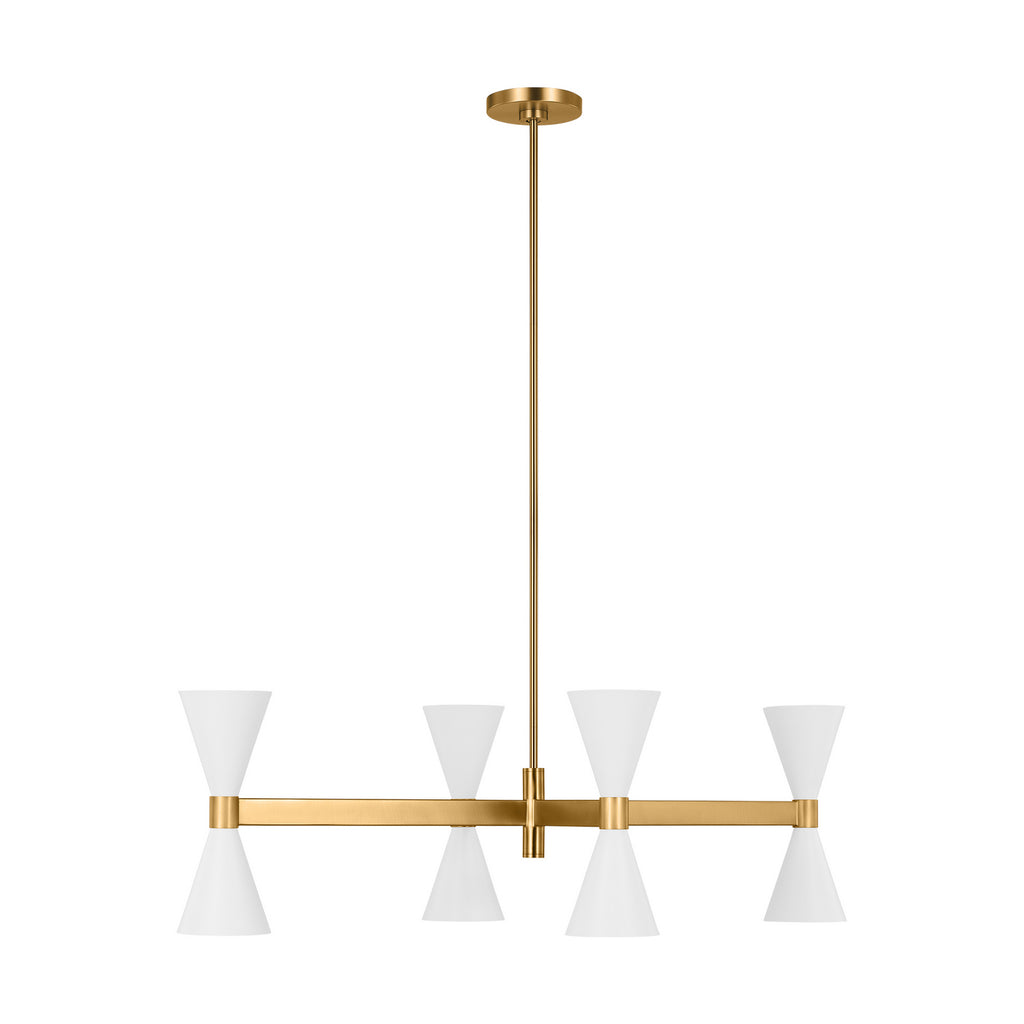 AEC1068MWT Albertine 8 Light Chandelier | Main Image