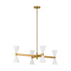 AEC1068MWT Albertine 8 Light Chandelier | Alternate Image