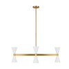 AEC1068MWT Albertine 8 Light Chandelier | Alternate Image