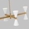 AEC1068MWT Albertine 8 Light Chandelier | Alternate Image