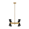 AEC1078MBK Albertine 8 Light Chandelier | Alternate Image