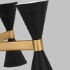 AEC1078MBK Albertine 8 Light Chandelier | Alternate Image