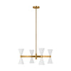 AEC1078MWT Albertine 8 Light Chandelier | Main Image