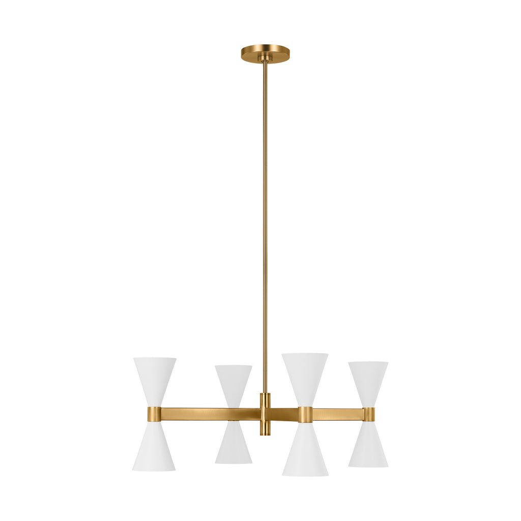 AEC1078MWT Albertine 8 Light Chandelier | Main Image