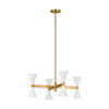 AEC1078MWT Albertine 8 Light Chandelier | Alternate Image