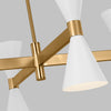 AEC1078MWT Albertine 8 Light Chandelier | Alternate Image
