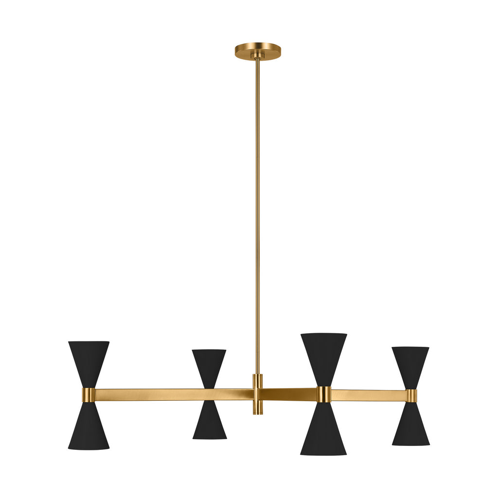 AEC1088MBK Albertine 8 Light Chandelier | Main Image