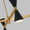 AEC1088MBK Albertine 8 Light Chandelier | Alternate Image