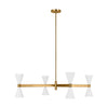AEC1088MWT Albertine 8 Light Chandelier | Main Image