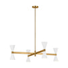 AEC1088MWT Albertine 8 Light Chandelier | Alternate Image