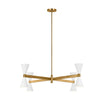 AEC1088MWT Albertine 8 Light Chandelier | Alternate Image