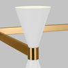 AEC1088MWT Albertine 8 Light Chandelier | Alternate Image