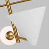 AEC1094MWTBBS Cosmo 4 Light Chandelier | Alternate Image