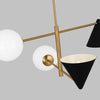 AEC1104MBKBBS Cosmo 4 Light Chandelier | Alternate Image