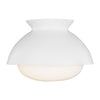 AEF1001MWT Lucerne 1 Light Semi Flush | Main Image