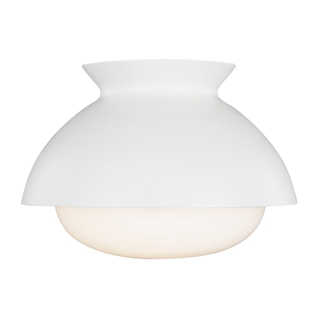AEF1001MWT Lucerne 1 Light Semi Flush | Main Image