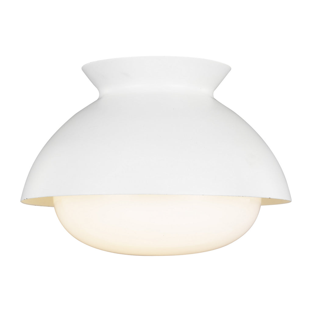 AEF1001MWT Lucerne 1 Light Semi Flush | Alternate Image