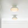 AEF1001MWT Lucerne 1 Light Semi Flush | Lifestyle Image