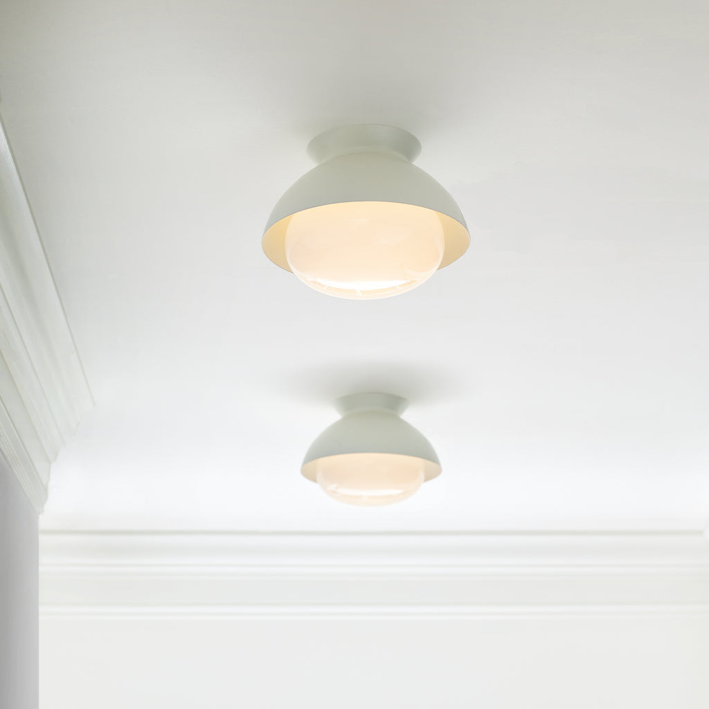 AEF1001MWT Lucerne 1 Light Semi Flush | Lifestyle Image
