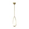 AEP1001BBS Galassia 1 Light Pendant | Alternate Image