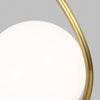 AEP1001BBS Galassia 1 Light Pendant | Alternate Image